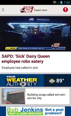 KSAT android App screenshot 2